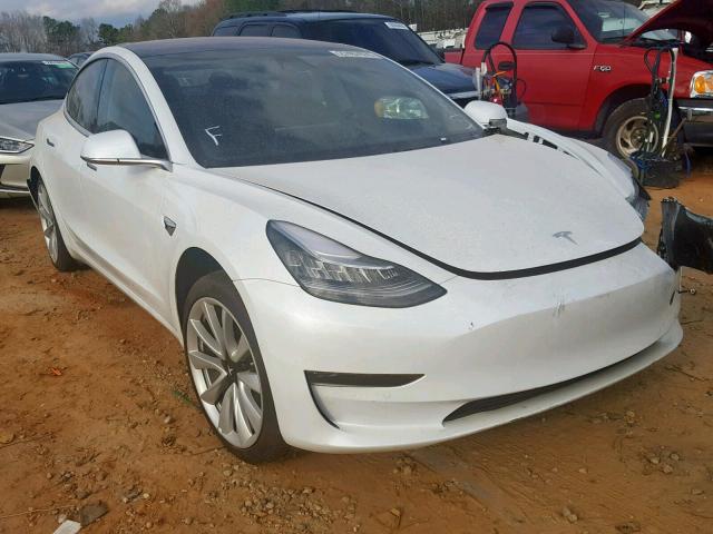 5YJ3E1EA7JF025163 - 2018 TESLA MODEL 3 WHITE photo 1