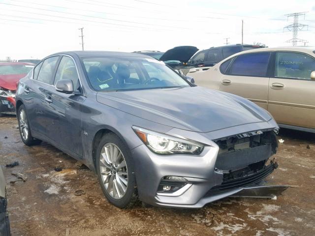 JN1EV7AR1JM435507 - 2018 INFINITI Q50 LUXE GRAY photo 1