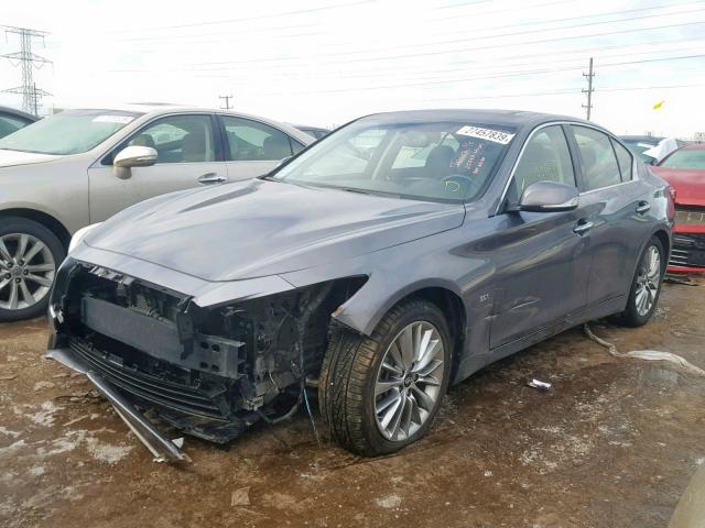 JN1EV7AR1JM435507 - 2018 INFINITI Q50 LUXE GRAY photo 2