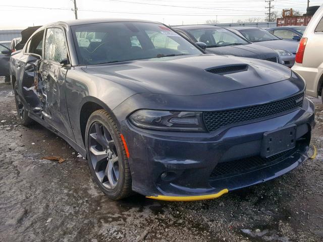 2C3CDXHG1KH512865 - 2019 DODGE CHARGER GT GRAY photo 1