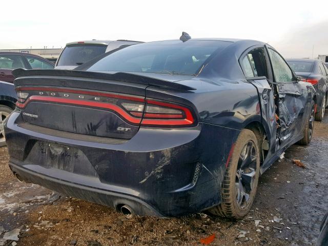 2C3CDXHG1KH512865 - 2019 DODGE CHARGER GT GRAY photo 4