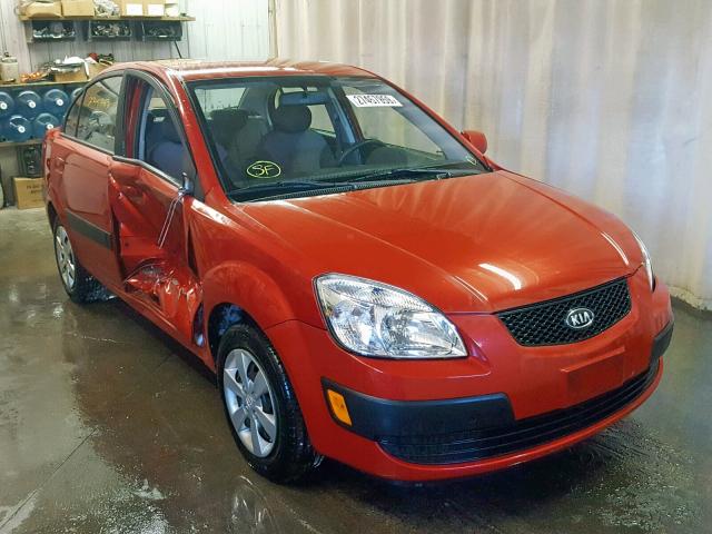 KNADE223896526177 - 2009 KIA RIO BASE RED photo 1