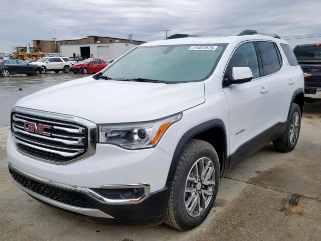 1GKKNSLS1KZ115339 - 2019 GMC ACADIA SLE WHITE photo 2