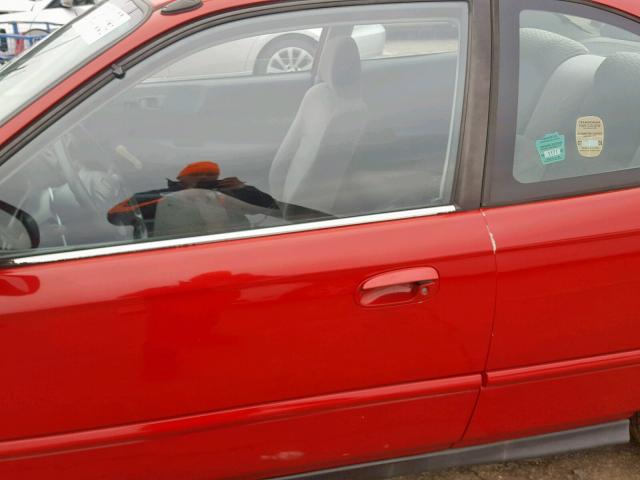 1HGEJ6126YL059992 - 2000 HONDA CIVIC DX RED photo 10