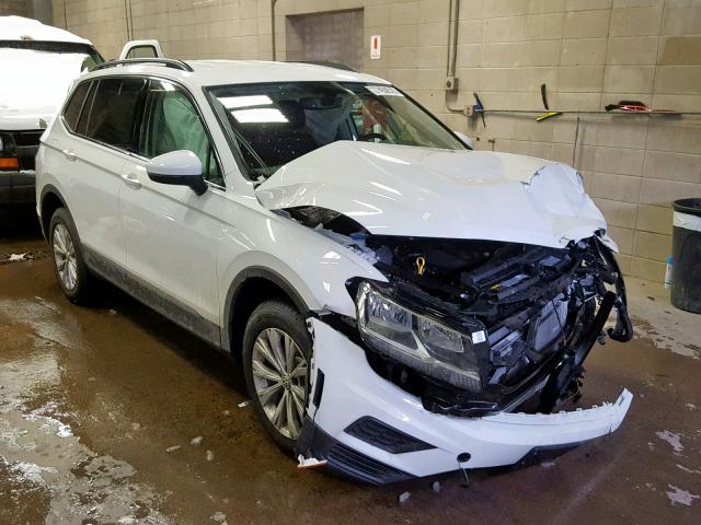 3VV2B7AX9JM153578 - 2018 VOLKSWAGEN TIGUAN SE WHITE photo 1