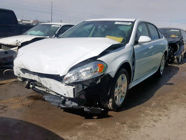 2G1WB5E35E1164563 - 2014 CHEVROLET IMPALA LIM YELLOW photo 2