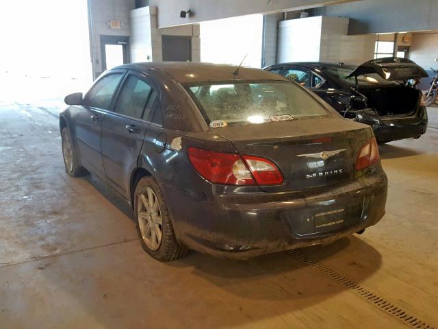 1C3LC56R07N528615 - 2007 CHRYSLER SEBRING TO BLACK photo 3