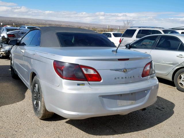 1C3LC55R28N654462 - 2008 CHRYSLER SEBRING TO SILVER photo 3