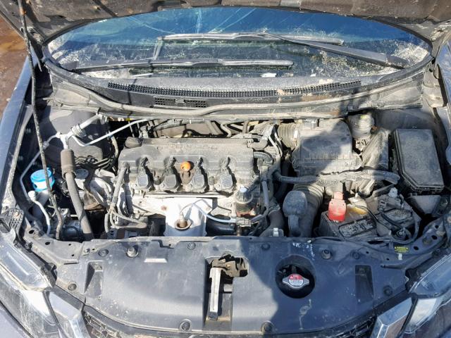 2HGFB2F90EH543150 - 2014 HONDA CIVIC EXL GRAY photo 7