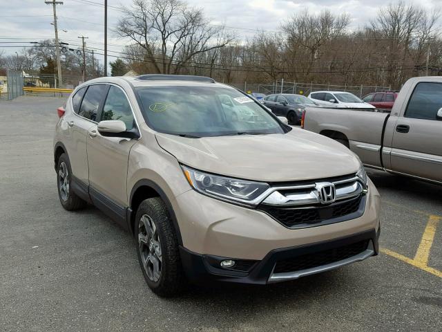 5J6RW2H83JL006543 - 2018 HONDA CR-V EXL TAN photo 1