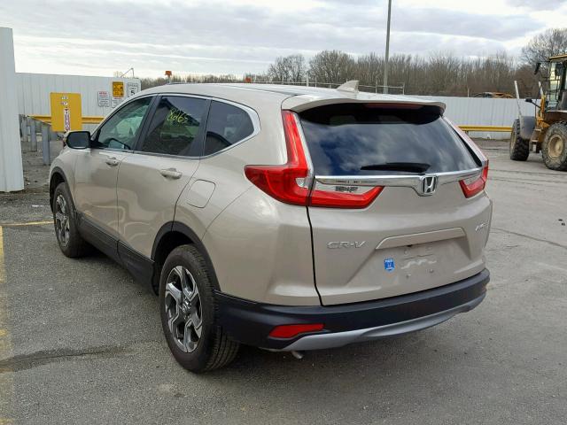 5J6RW2H83JL006543 - 2018 HONDA CR-V EXL TAN photo 3