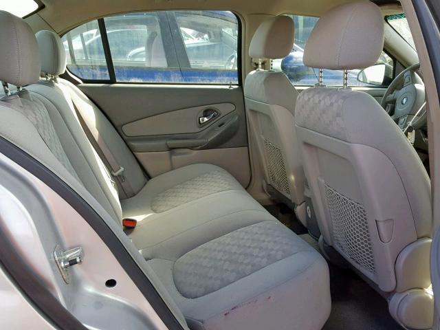 1G1ZT52835F312003 - 2005 CHEVROLET MALIBU LS GRAY photo 6