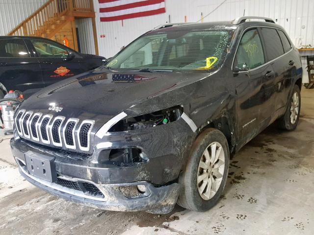 1C4PJMDS1GW226862 - 2016 JEEP CHEROKEE L BLACK photo 2