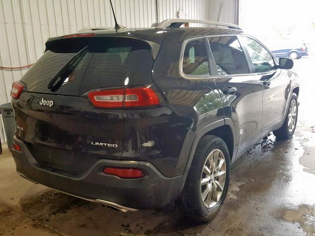 1C4PJMDS1GW226862 - 2016 JEEP CHEROKEE L BLACK photo 4