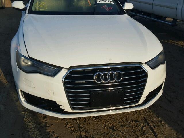 WAUFGAFC2GN016398 - 2016 AUDI A6 PREMIUM WHITE photo 9