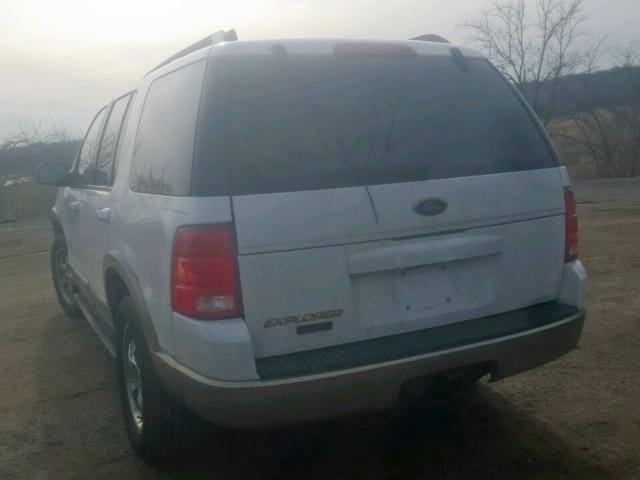 1FMZU74KX4UA07340 - 2004 FORD EXPLORER E WHITE photo 3