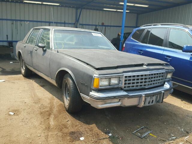 1G1AN69HXDX100534 - 1983 CHEVROLET CAPRICE CL BLACK photo 1