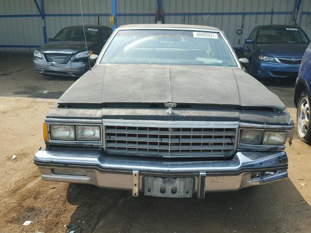 1G1AN69HXDX100534 - 1983 CHEVROLET CAPRICE CL BLACK photo 10