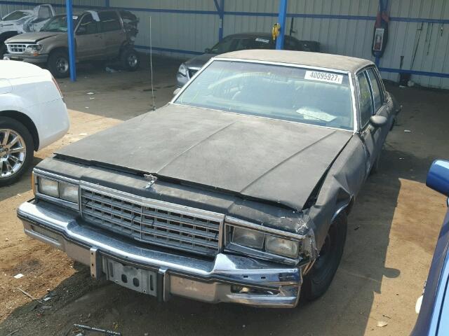 1G1AN69HXDX100534 - 1983 CHEVROLET CAPRICE CL BLACK photo 2