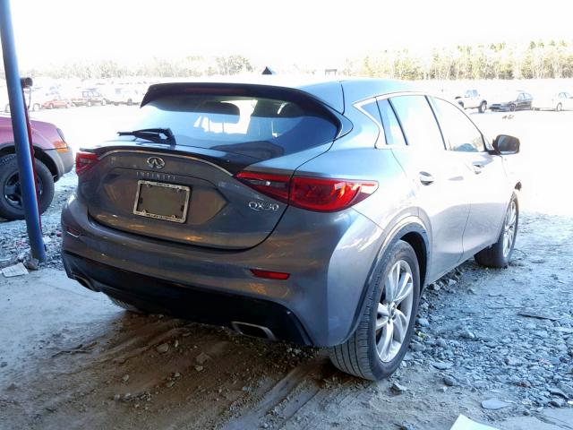 SJKCH5CP8HA017188 - 2017 INFINITI QX30 BASE GRAY photo 4