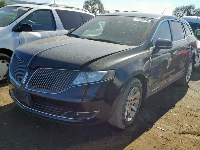 2LMHJ5NK3DBL51478 - 2013 LINCOLN MKT BLACK photo 2