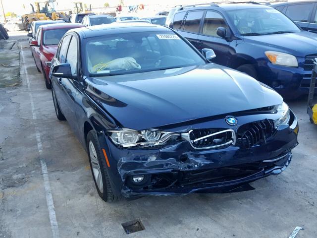 WBA8E9G5XGNU30381 - 2016 BMW 328 I SULE BLUE photo 1