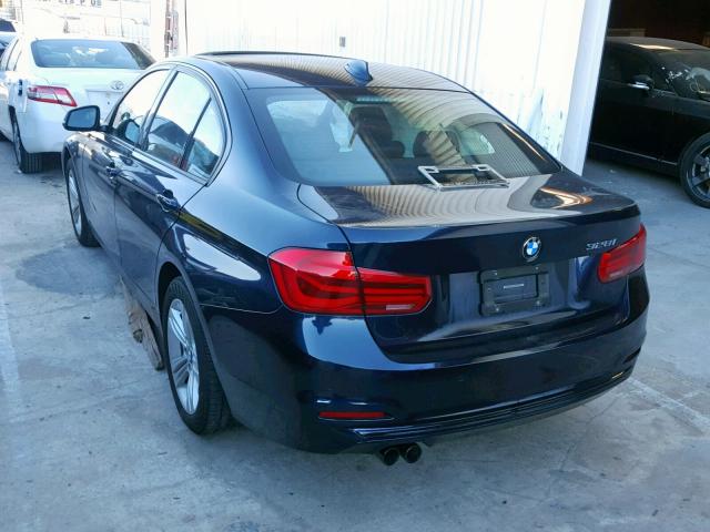 WBA8E9G5XGNU30381 - 2016 BMW 328 I SULE BLUE photo 3