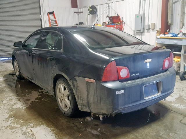 1G1ZG57B48F180284 - 2008 CHEVROLET MALIBU LS BLACK photo 3