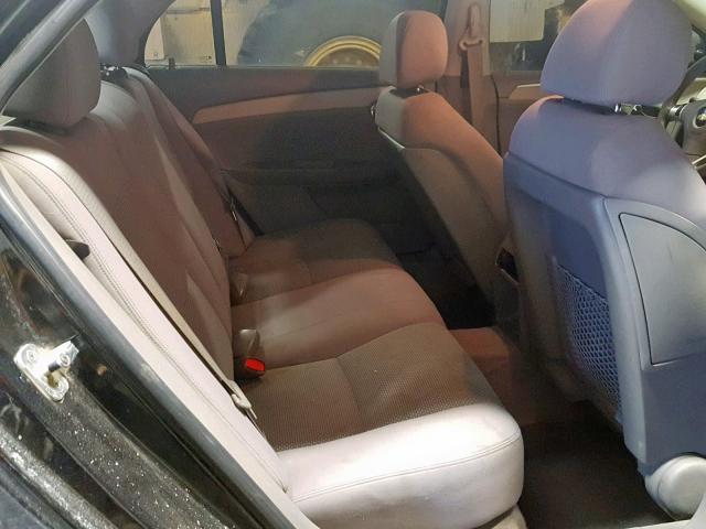 1G1ZG57B48F180284 - 2008 CHEVROLET MALIBU LS BLACK photo 6