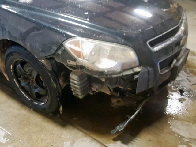 1G1ZG57B48F180284 - 2008 CHEVROLET MALIBU LS BLACK photo 9