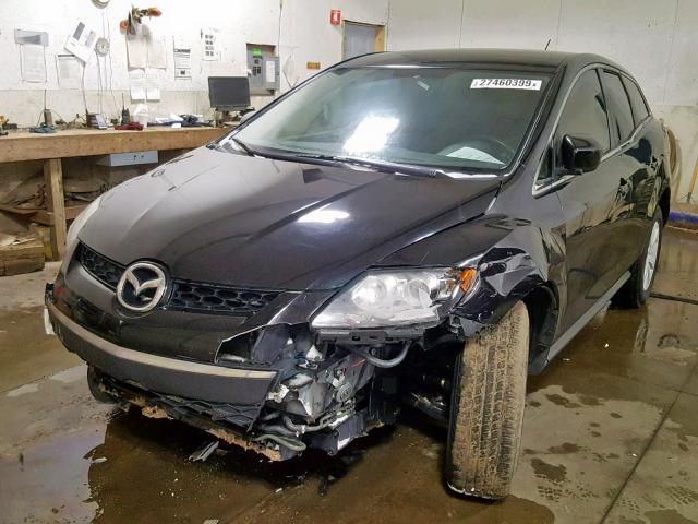 JM3ER2A54B0389866 - 2011 MAZDA CX-7 BLACK photo 2