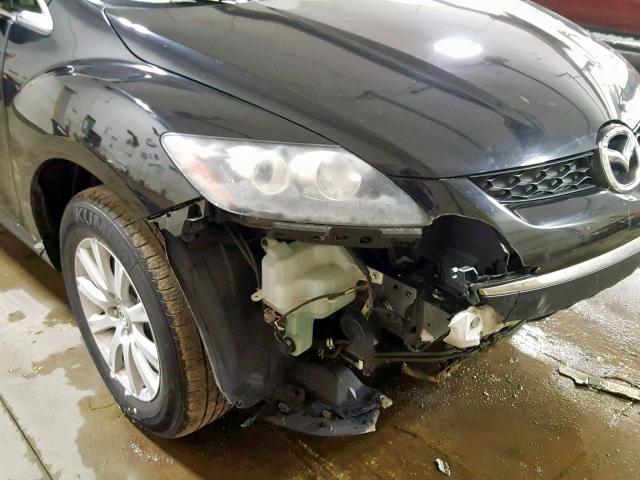 JM3ER2A54B0389866 - 2011 MAZDA CX-7 BLACK photo 9