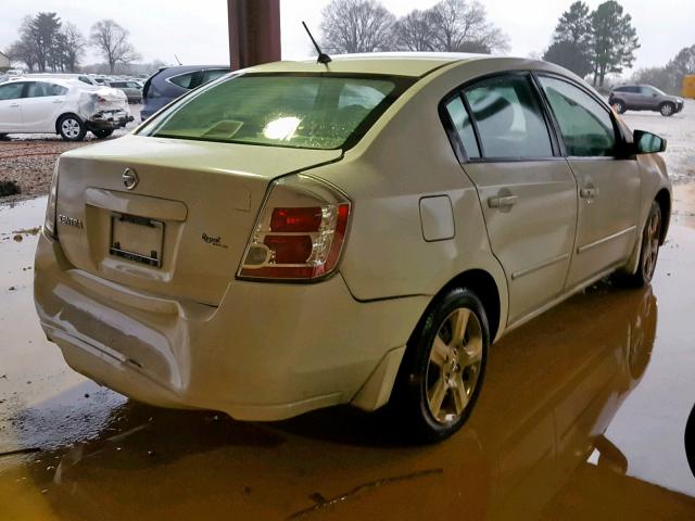 3N1AB61E68L665174 - 2008 NISSAN SENTRA 2.0 WHITE photo 4