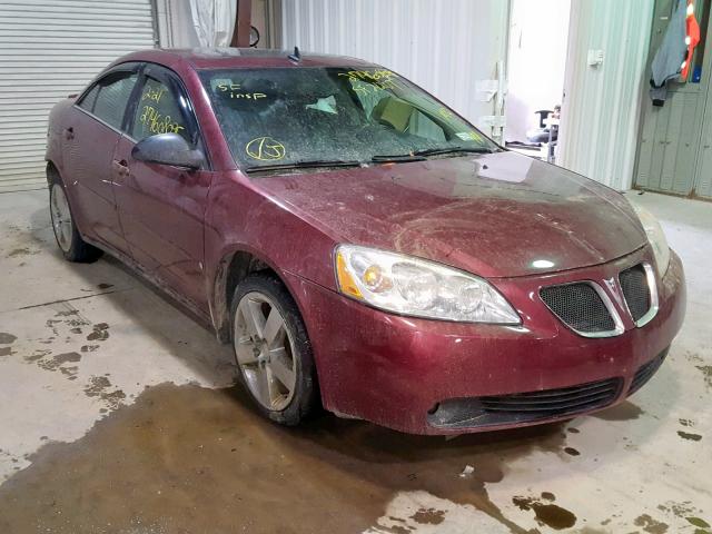 1G2ZH57N594219450 - 2009 PONTIAC G6 GT BURGUNDY photo 1