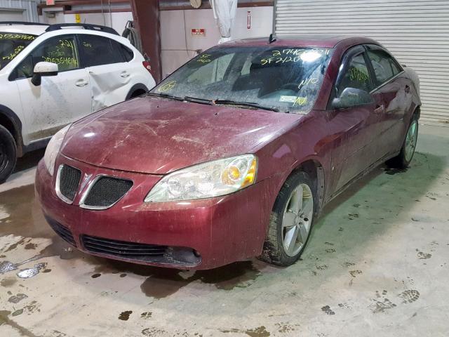 1G2ZH57N594219450 - 2009 PONTIAC G6 GT BURGUNDY photo 2