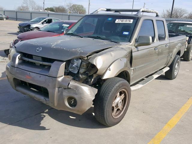 1N6ED29X62C310562 - 2002 NISSAN FRONTIER C BROWN photo 2