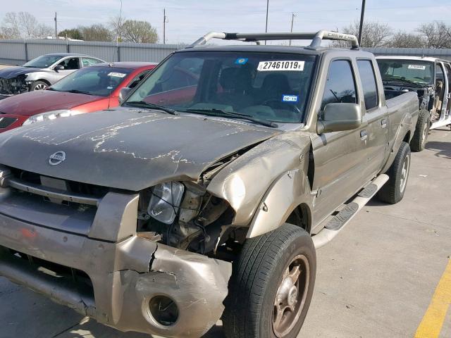 1N6ED29X62C310562 - 2002 NISSAN FRONTIER C BROWN photo 9