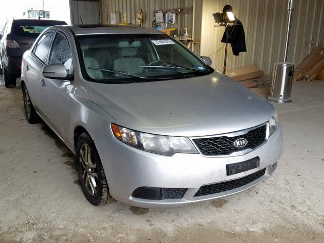 KNAFU4A21C5490927 - 2012 KIA FORTE EX SILVER photo 1