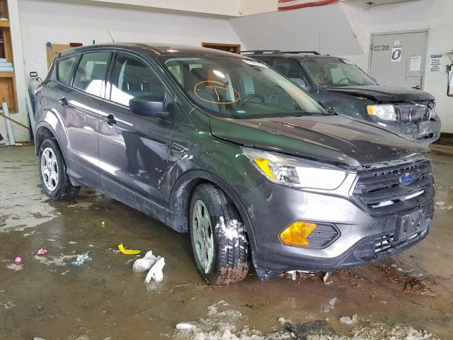 1FMCU0F74HUB15433 - 2017 FORD ESCAPE S GRAY photo 1