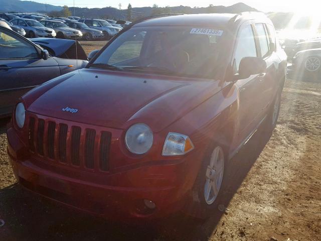 1J4NT4FB6AD578749 - 2010 JEEP COMPASS SP RED photo 2