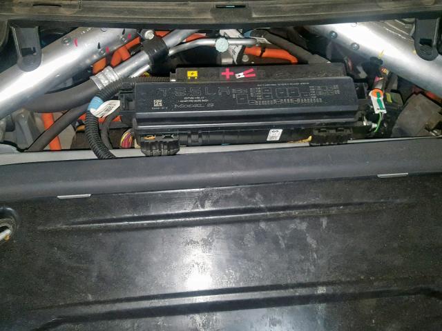 5YJSA1E27FF109619 - 2015 TESLA MODEL S Կապույտ լուսանկար 7