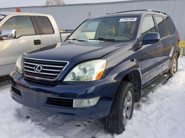 JTJBT20X150068725 - 2005 LEXUS GX 470 BLUE photo 2