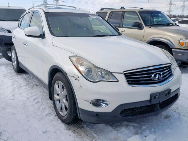 JNKAJ09F48M360805 - 2008 INFINITI EX35 BASE WHITE photo 1