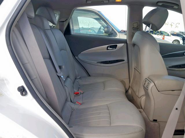 JNKAJ09F48M360805 - 2008 INFINITI EX35 BASE WHITE photo 6