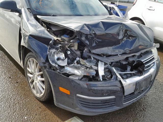 3VWRJ71K28M185140 - 2008 VOLKSWAGEN JETTA WOLF BLACK photo 9