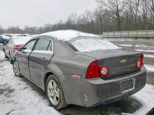 1G1ZB5EB3AF102179 - 2010 CHEVROLET MALIBU LS TAN photo 3