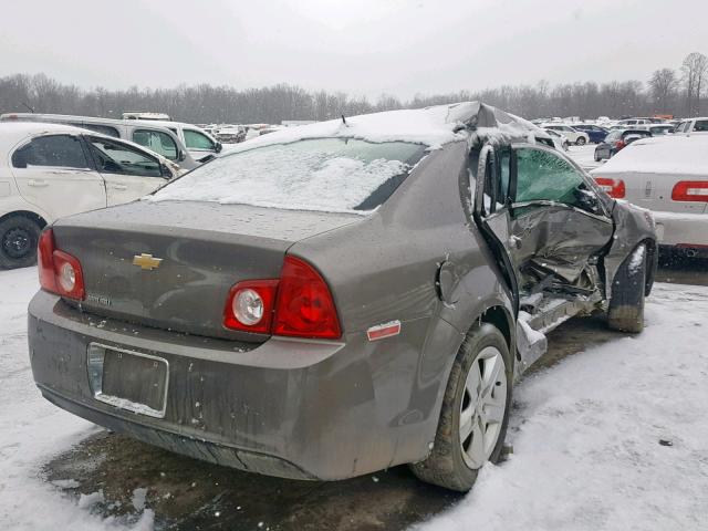 1G1ZB5EB3AF102179 - 2010 CHEVROLET MALIBU LS TAN photo 4