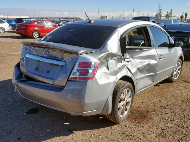 3N1AB6AP7BL706405 - 2011 NISSAN SENTRA 2.0 SILVER photo 4