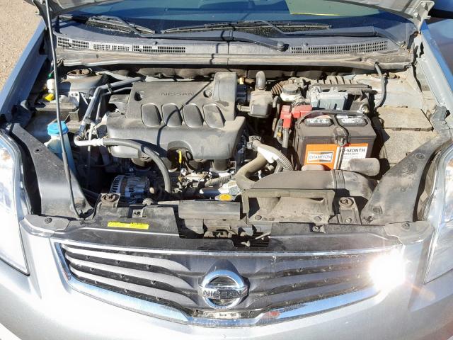 3N1AB6AP7BL706405 - 2011 NISSAN SENTRA 2.0 SILVER photo 7