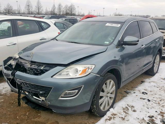 JM3TB3MV2A0215709 - 2010 MAZDA CX-9 GRAY photo 2